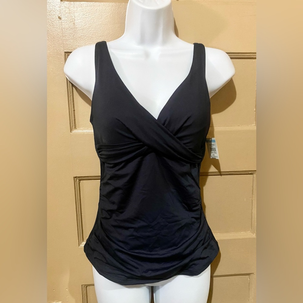 NWT Dark blue Tankini top. Size 10